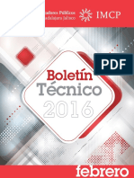 02-Boletin Tecnico Febrero 2016