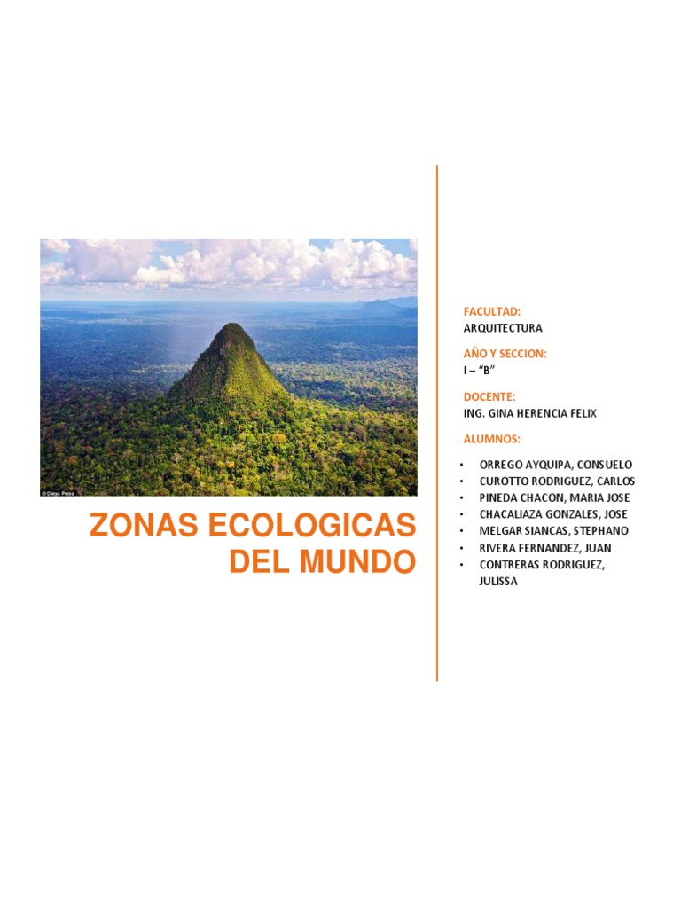 Zonas Ecológicas del Mundo | PDF | Geografía Física | Ciencia ...