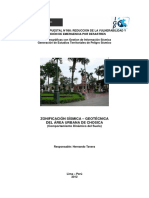 ZONIFICACION SISMICA - GEOTECNICA DEL AREA URBANA DE CHOSICA - IGP - MINAM.pdf