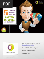 eBook 5dicas Cartao Visita Sucesso Creatio Studio Design
