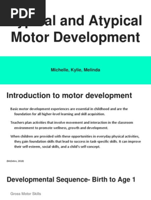 typical and atypical development presentation