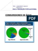 Cap 4 - Consumo de Água e Projeção Populacional