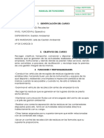 Manual de Funciones Recolector