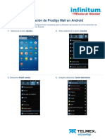 Configuracionde Prodigy Mailen Android