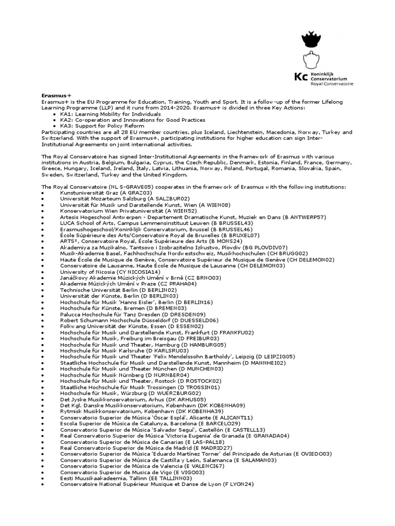 Information On Erasmus For Incoming Students Eng Pdf United Kingdom