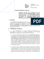 Contestación Demanda Alimentos