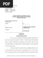 Download Blue Water Complaint by Digital Music News SN354116116 doc pdf