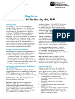 Nursing Act 1991 Intro PDF