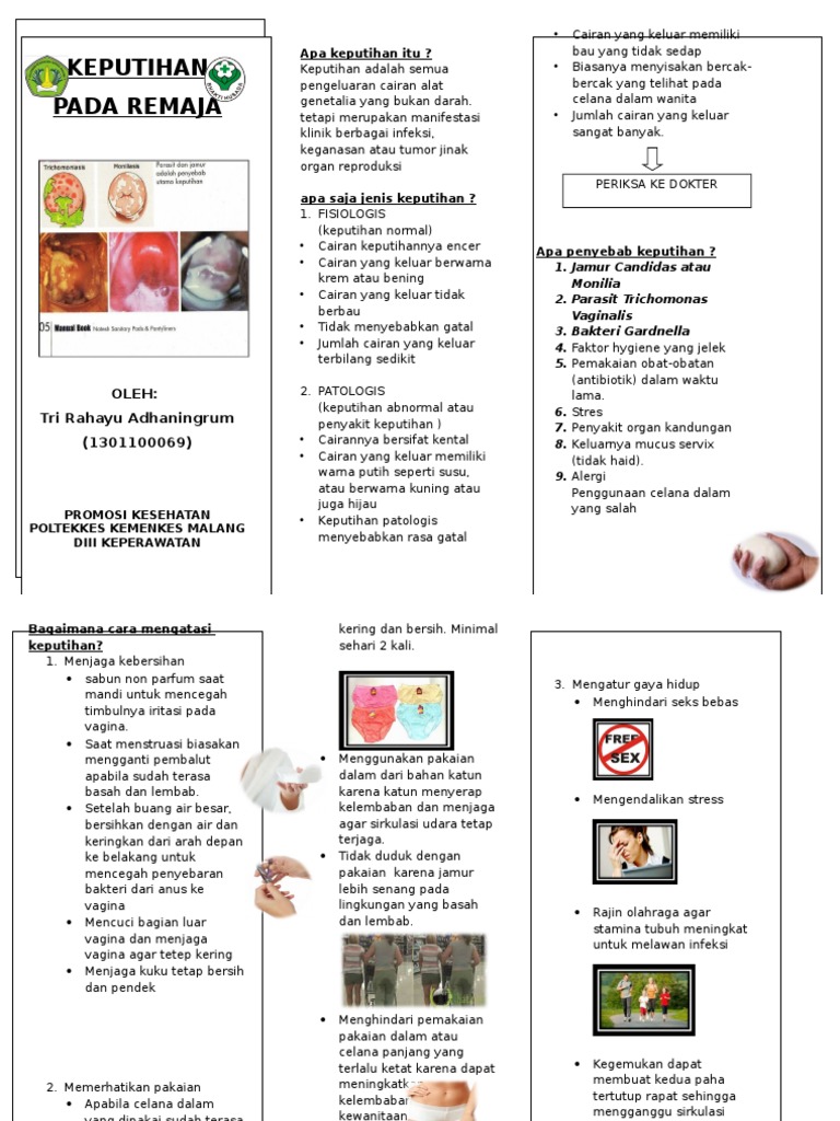 Leaflet Keputihan Arum | PDF