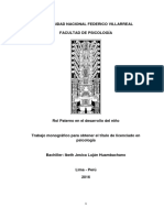 Rol Paterno en El Desarrollo Del Niño 2016