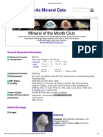 Alamosite Mineral Data1