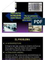 3proyecto de Mejora - Por Un Ambiente Saludable y Seguro Hospital San José Callao PDF