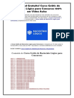 Curso Completo e Grátis de Raciocínio Logico para Concursos