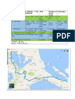 Manila To Cebu Route 1 Via Pilar-Masbate-Cawayan ETD Number of Travel Hours Kilometers