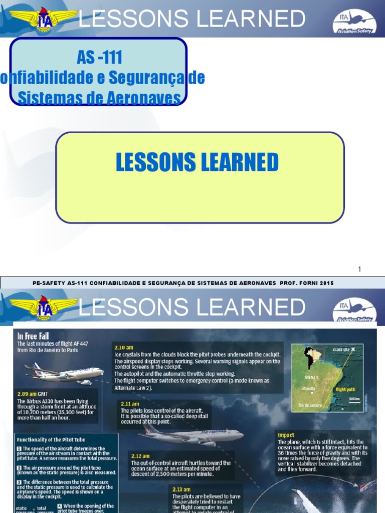 Aircraft Safety Lessons Learned 2015 | PDF | Aviation Accidents And ...