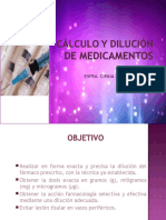 241993647 Calculo y Dilucion de Medicamentos Ppt