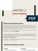 Capital Budgeting Ch 2