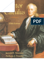 Calculo Vectorial 5ta Edicion Jerrold E Marsden Anthony J Tromba PDF