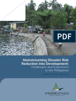 Mainstreaming Disaster Risk Reduction Into Development (Provention Consortium, 2009)
