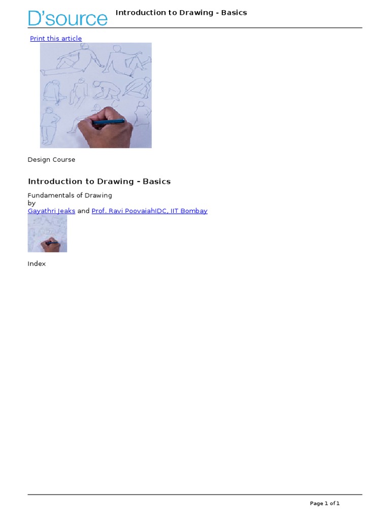00 Introduction Drawing Basics PDF