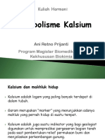 K4. Metabolisme Kalsium - Dr. Virhan Novianry, M. Biomed