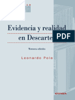 Polo, Leonardo - Evidencia y realidad en Descartes.pdf