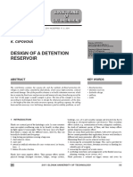 Design of A Reservoir Detention PDF
