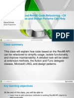 Presentation 11192 Presentation SD11192 Advanced Revit Code Refactoring