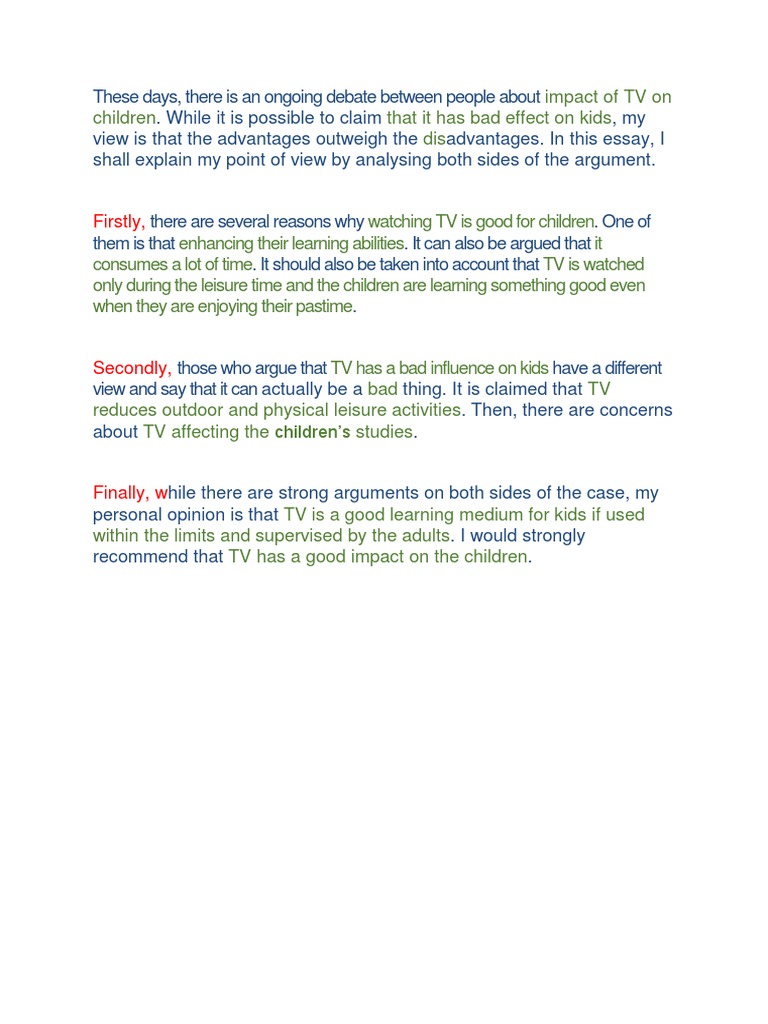 pte essay template word