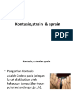 Kontusio, Strain & Sprain