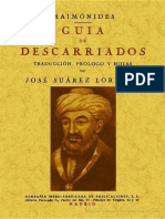 Guía de Los Descarriados - Maimónides PDF
