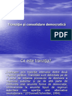 Tranzitie si consolidare democratică (ppt)