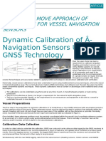 Dynamic Calibration of Navigation Sensors Using Gnss Technology