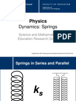 Sec Phys Dynamics Springs SeriesParallel