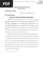 Motion For Variance and Sentencing Memorandum