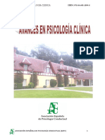 Avances en Psicología Clínica 2014 PDF