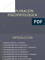 Exploracion Psicopatologica