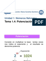 1.4 Potenciacion