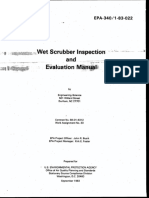 USEPA, Wet Scrubber Inspection and Evaluation Manual (Sep. 1983) PDF