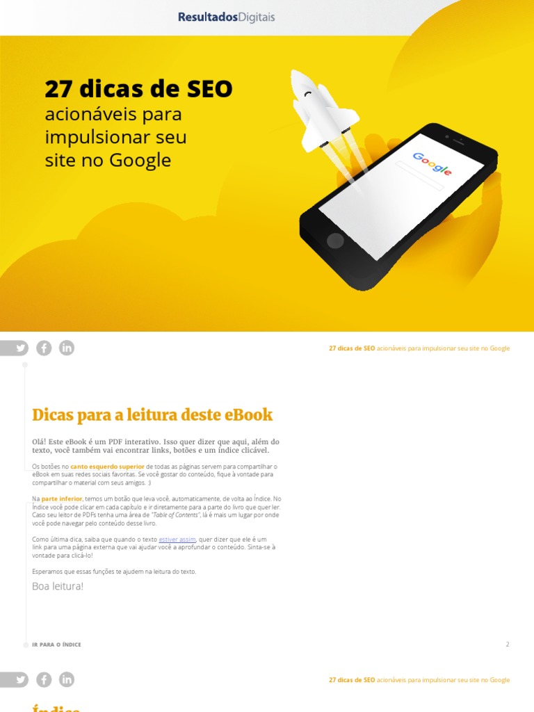 27 Dicas de SEO Acionaveis para Impulsionar Seu Site No Google | PDF ...