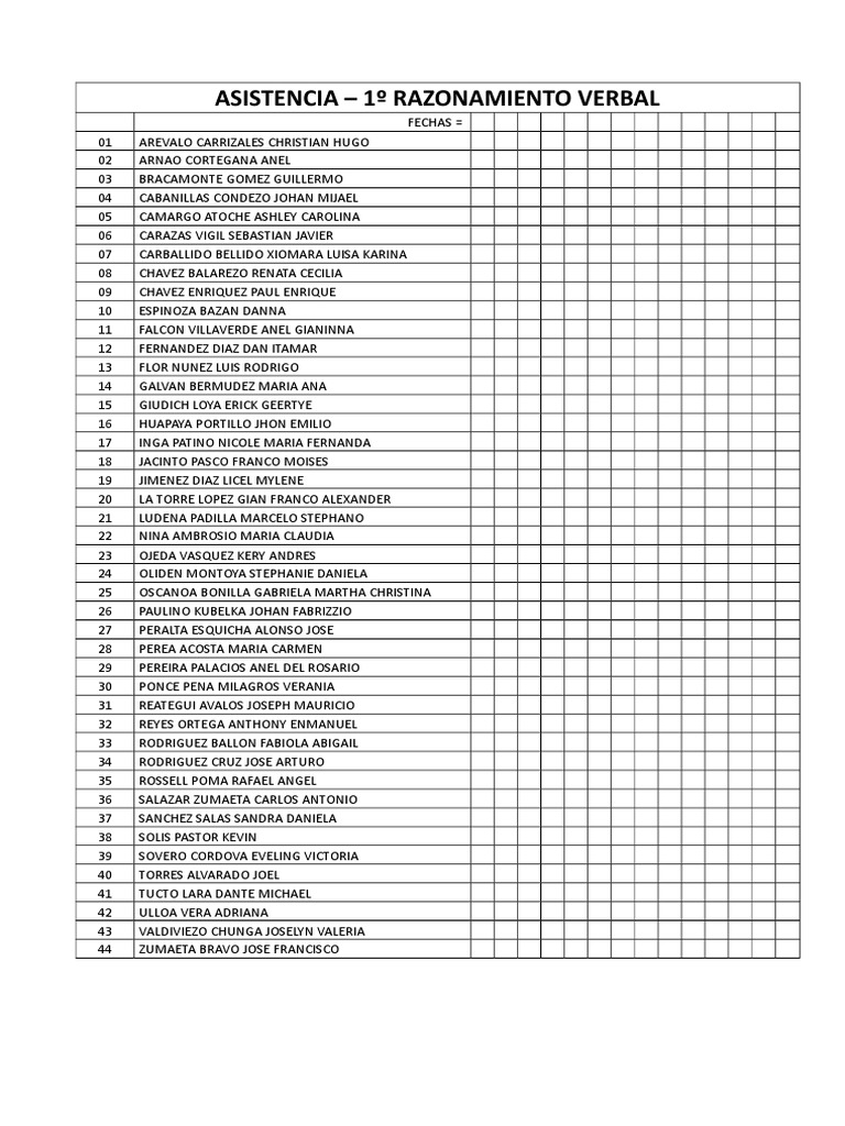 Listados Completos | PDF