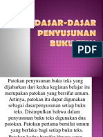 Dasar-Dasar Penyusunan Buku Teks