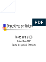Dispositivos Periféricos: Puerto Serie y USB