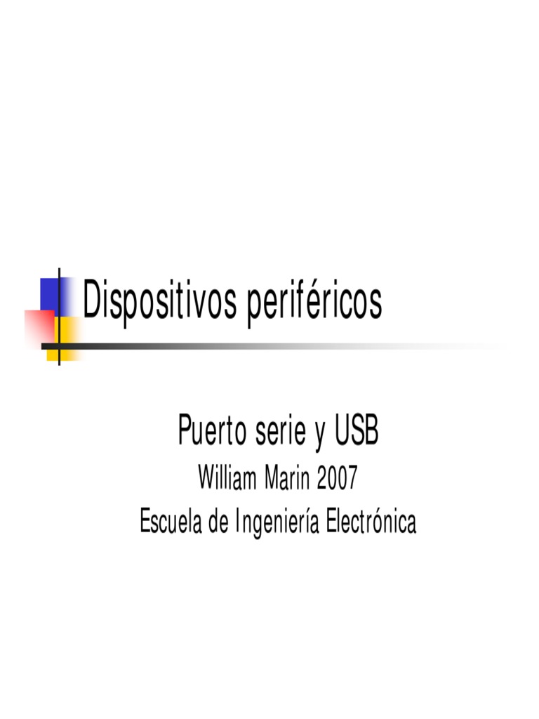 Guía de Puertos Serie y USB | PDF | Usb | Digital Technology