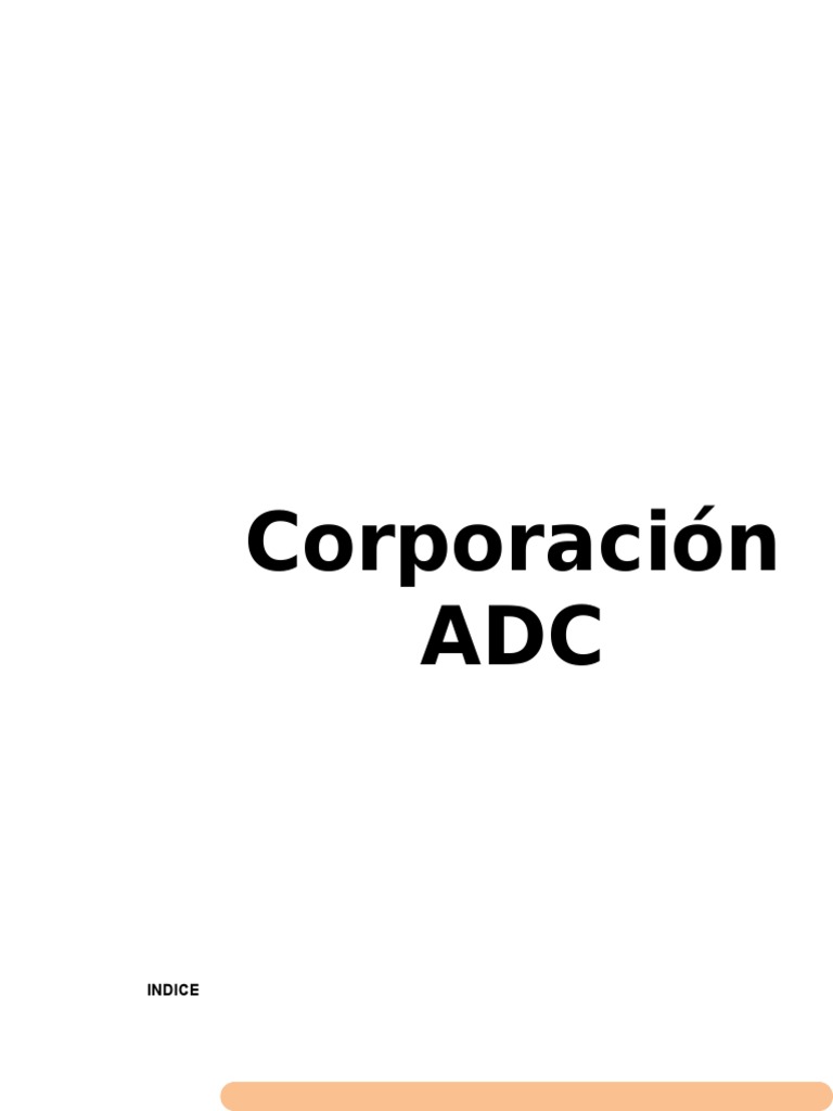 Corporacion ADC | PDF | Pasta | Calidad (comercial)