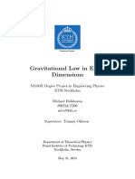 Gravitational Law in Extra Dimensions