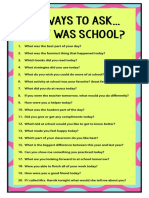 20 Ways To Ask How Was School