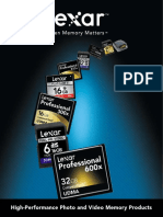 High-Performance Photo and Video Memory Products