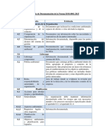 Matriz de Documentación de La Norma ISO14001