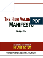 The High Value Man Manifiesto